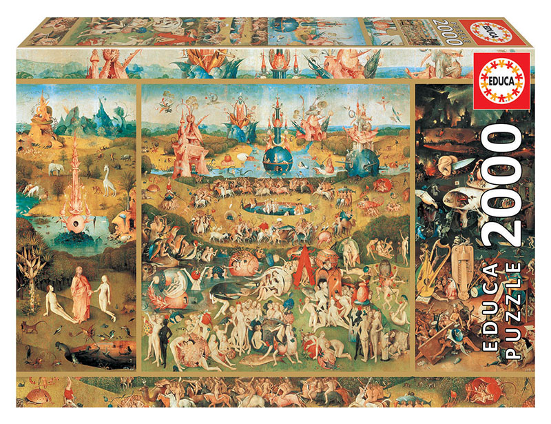 picture of 2000 pieces jigsaw puzzle: The Garden of Earthly Delights (by EDUCA) 18505